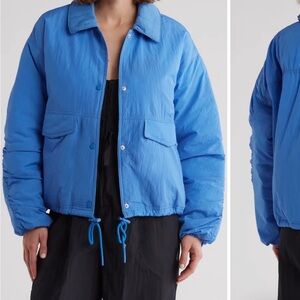 Blue Women's Puffer Jacket